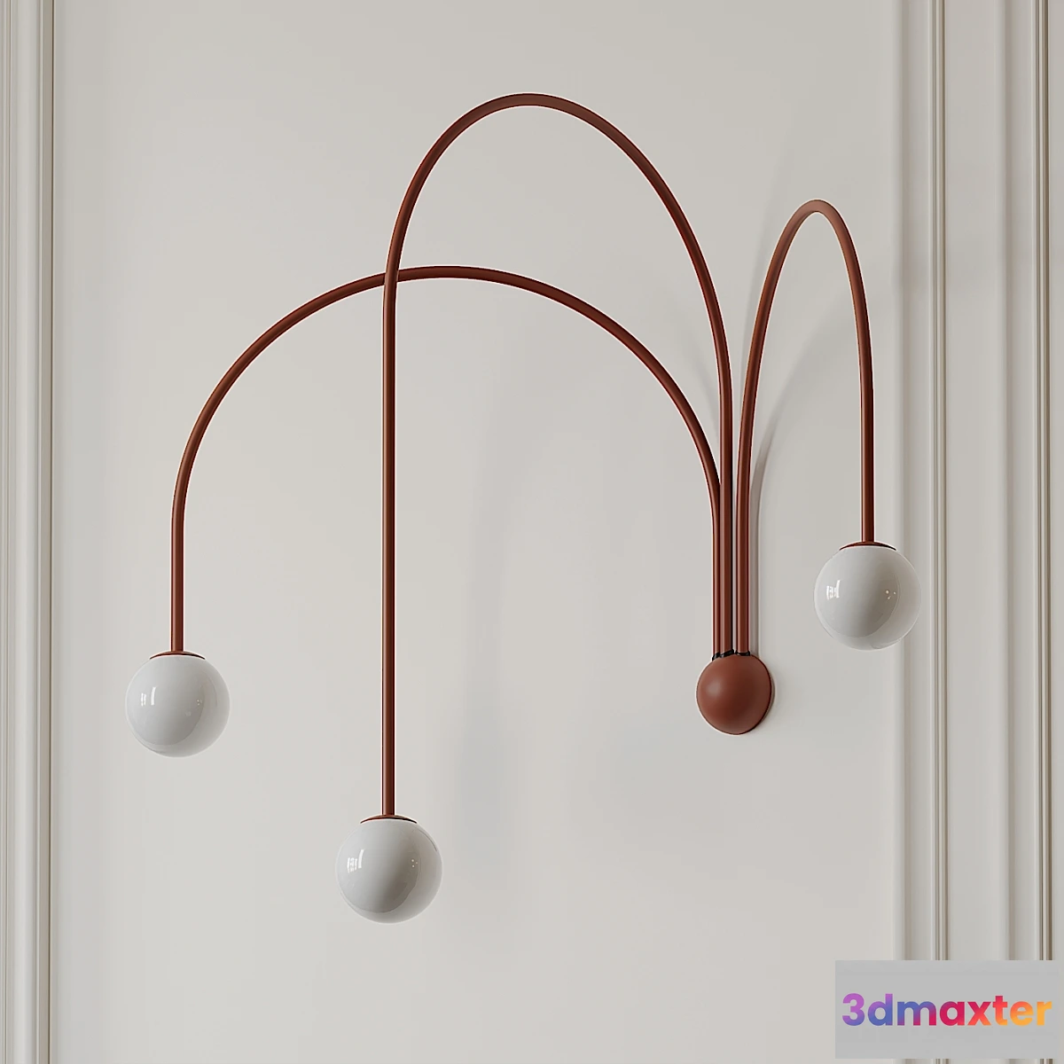 1408828 - Quattro Wall Sconce by Michael Anastassiades 3D Max