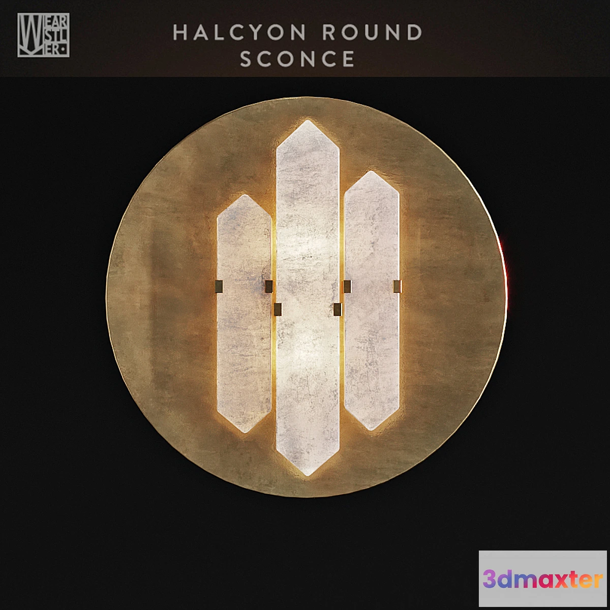1410480 - Kelly Wearstler_HALCYON ROUND SCONCE 3D Max