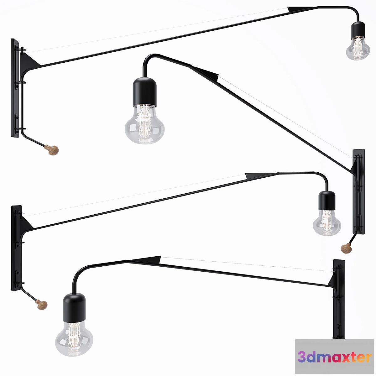 1416588 - BRA POTENCE BLACK 3D Max