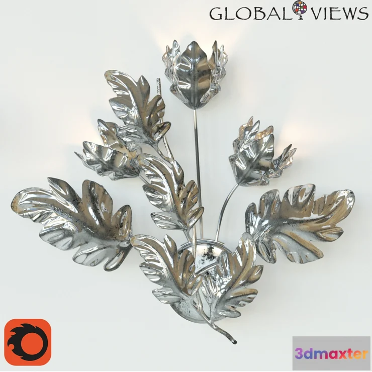 1416604 - Dancing leaves Sconce 3D Max