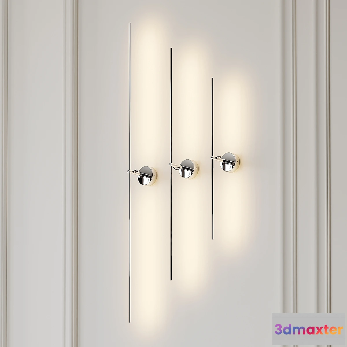 1418104 - Light Stick CW Nickel by Catellani & Smith 3D Max