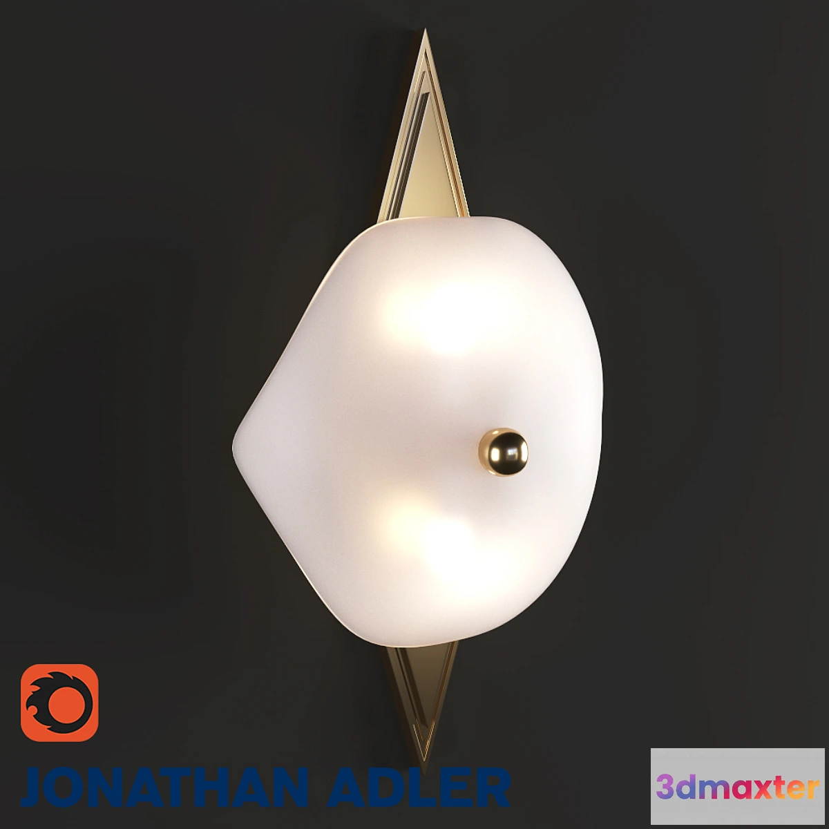 1418318 - JONATHAN ADLER - Vienna sconce 3D Max