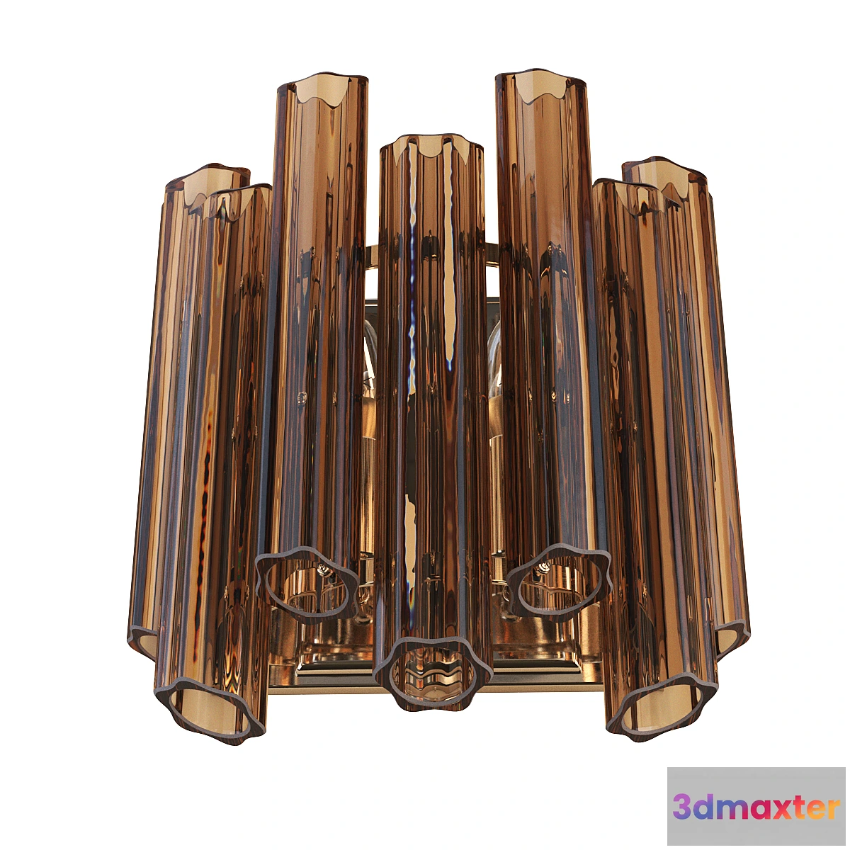 1419032 - Garda Decor Amber glass wall lamp 3D Max