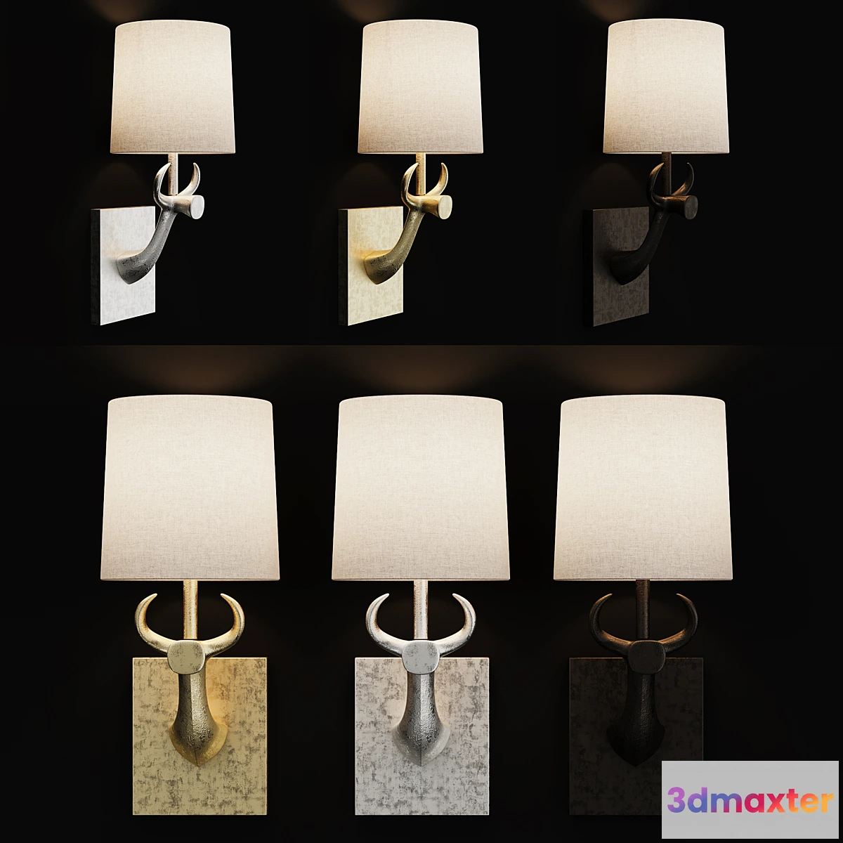 1420278 - Porta romana cow bra 3D Max