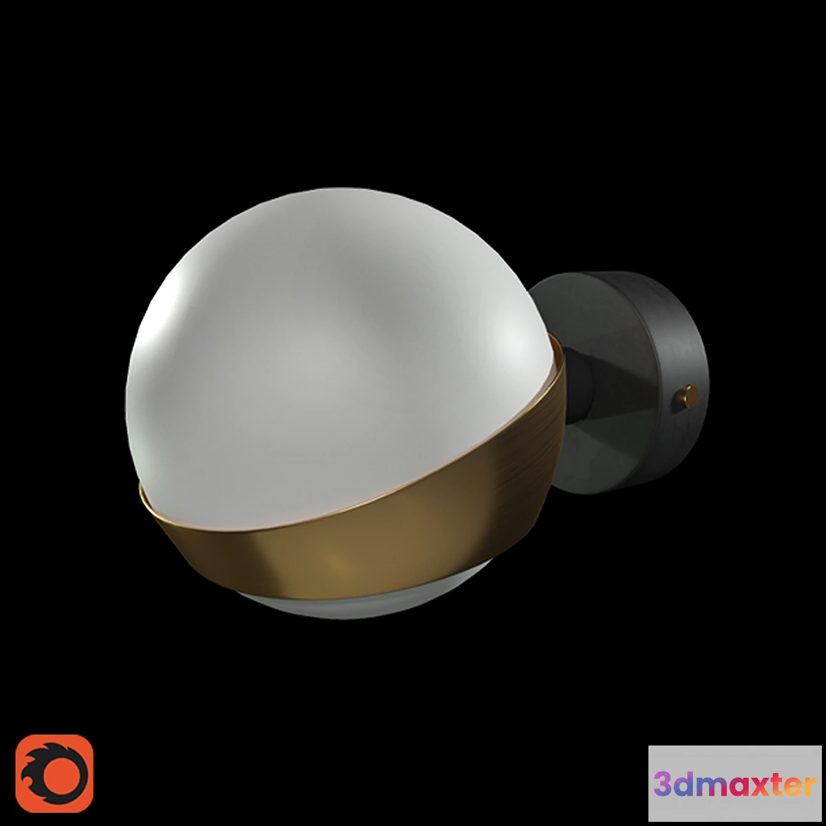 1421066 - Freya FR5009WL-01B sconce 3D Max