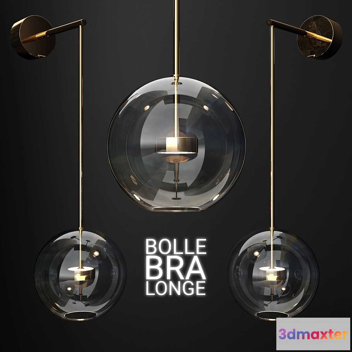 1421092 - Bra G & C Bolle Soffio (vertical long) CLEAR _ COLD 3D Max