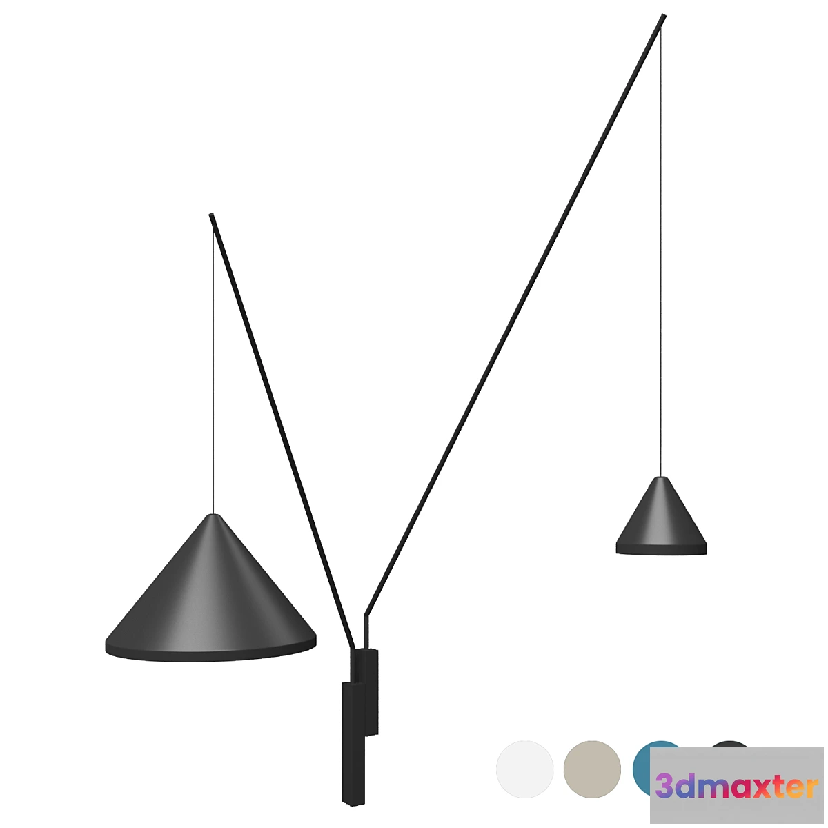 1423280 - Vibia North (wall light) 3D Max