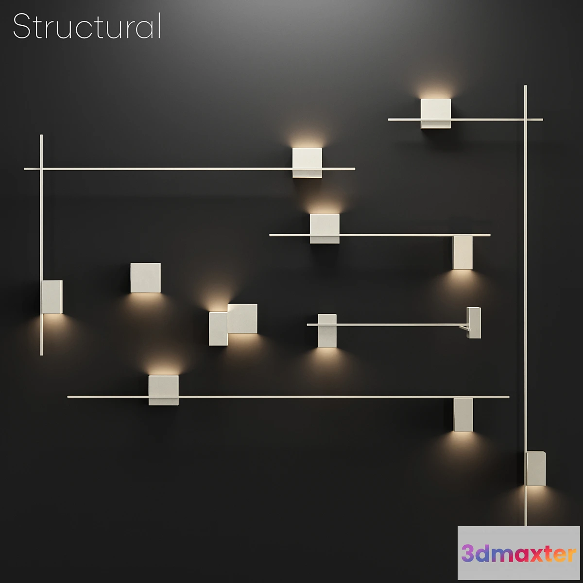 1423444 - Vibia Structural Set 3D Max