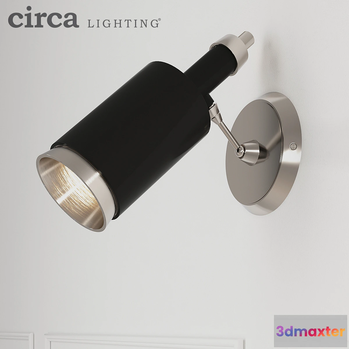 1423696 - Circa Anders Small Articulating Wall Light 3D Max