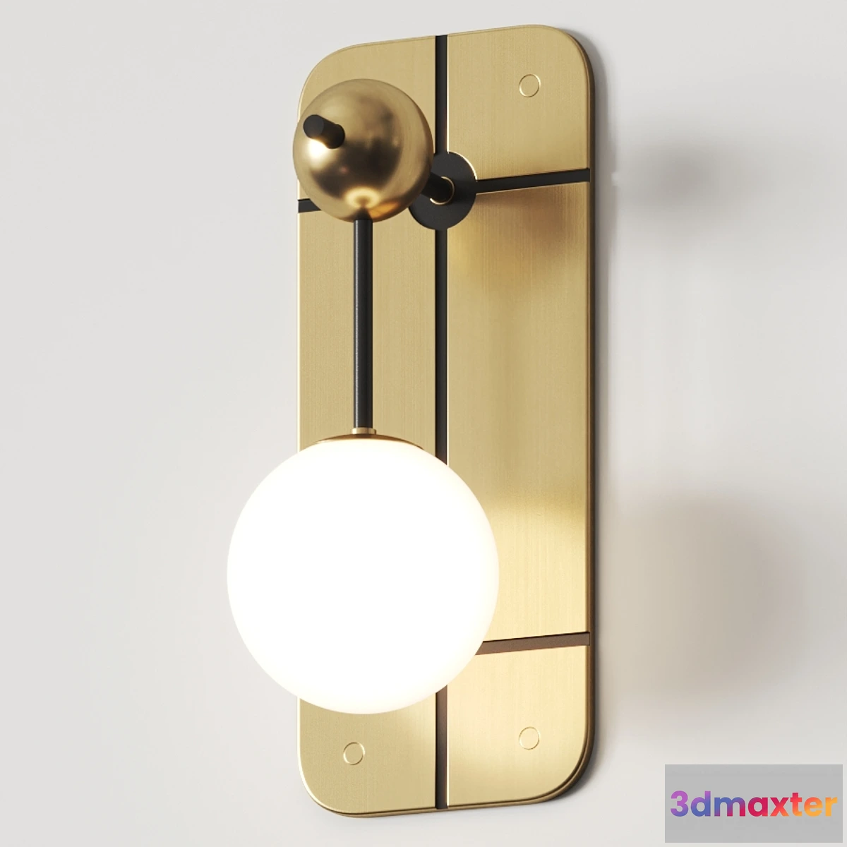 1429350 - Bert Frank Rift _ Lampatron Knock Wall Lamp 3D Max