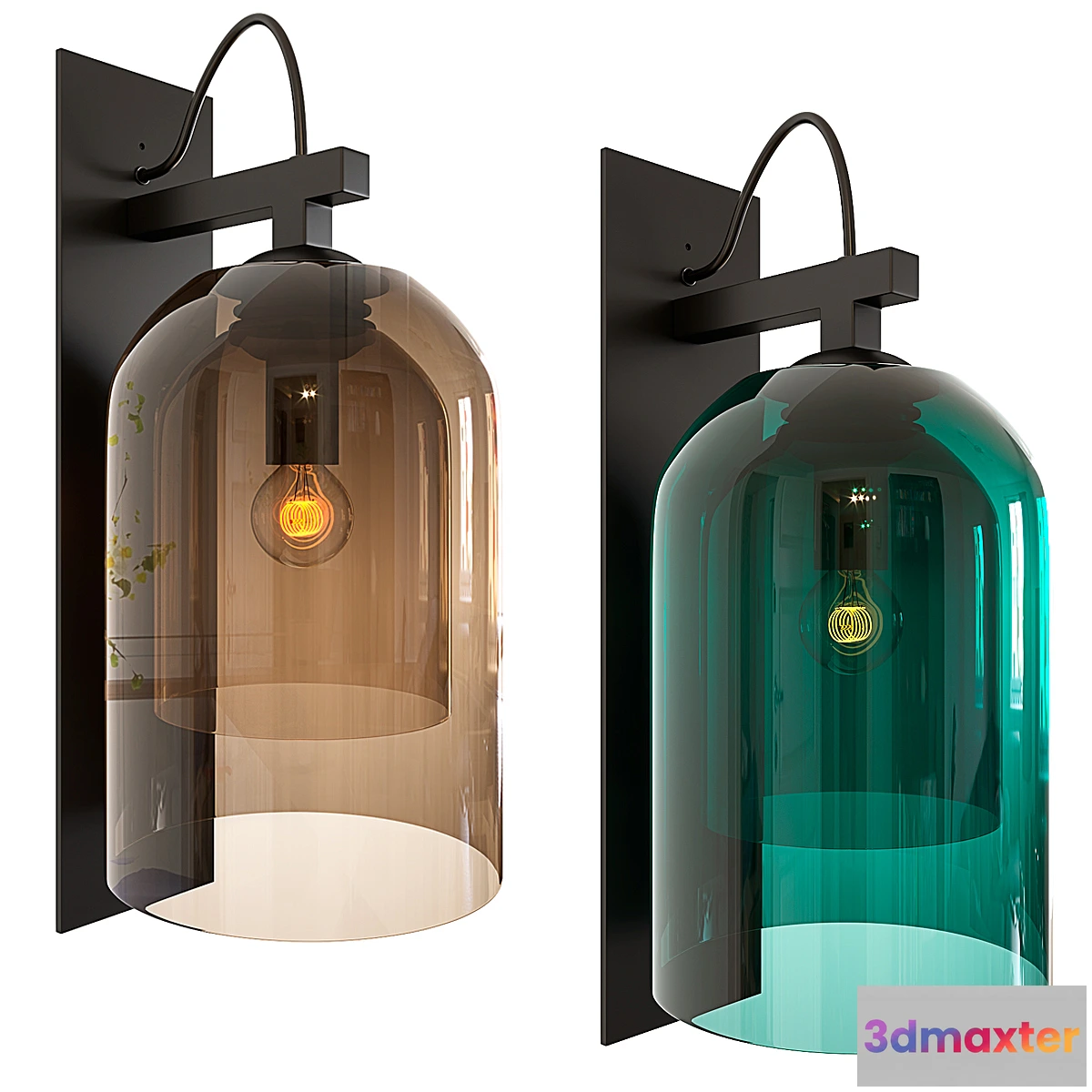 1432936 - LUMI COLLECTION LARGE WALL SCONCE 3D Max