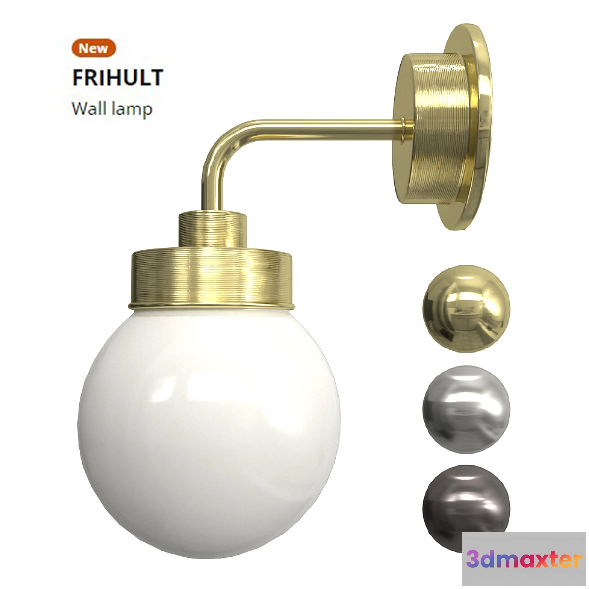 1433862 - IKEA FRIHULT wall lamp 3D Max