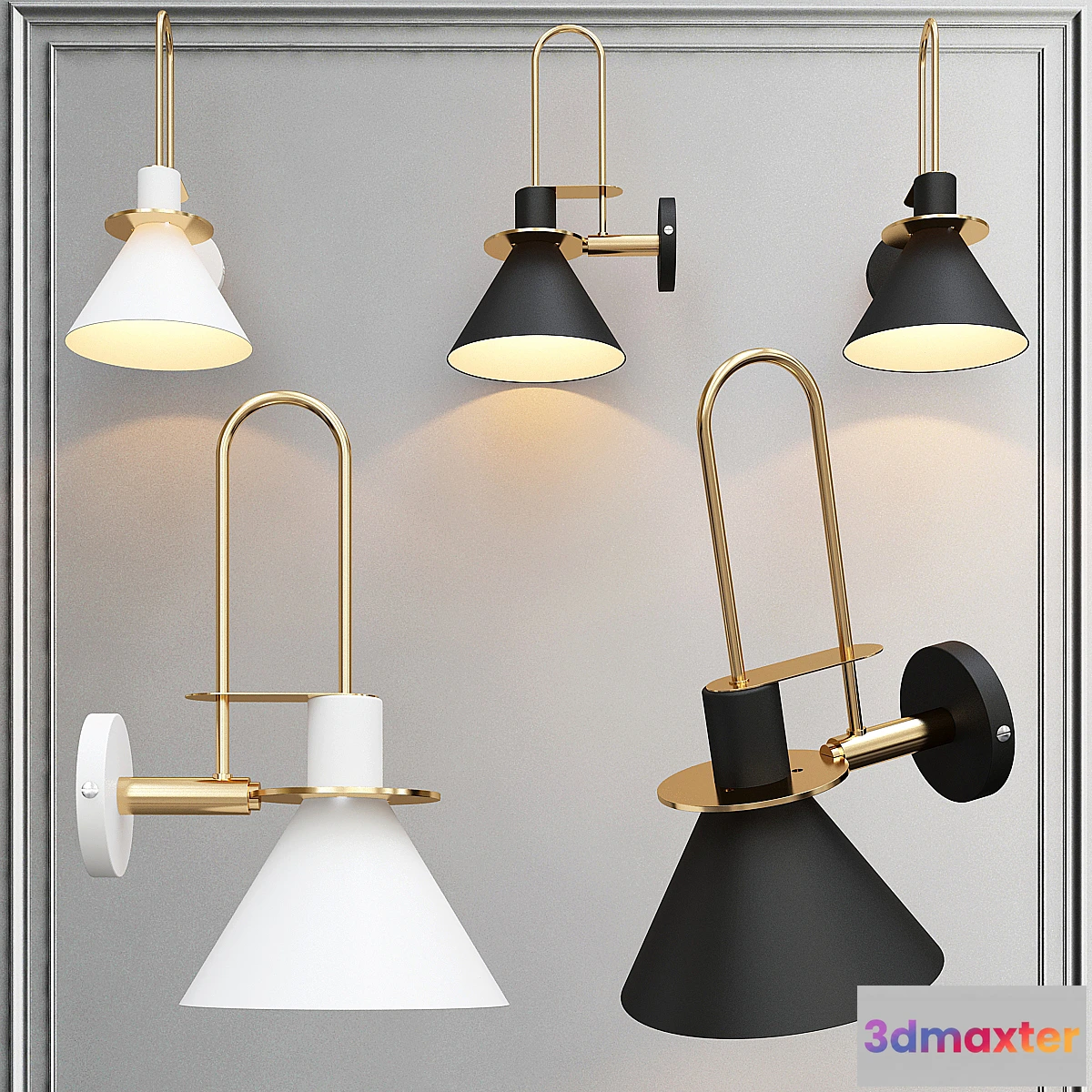 1434626 - Cado Wall Lamp 3D Max