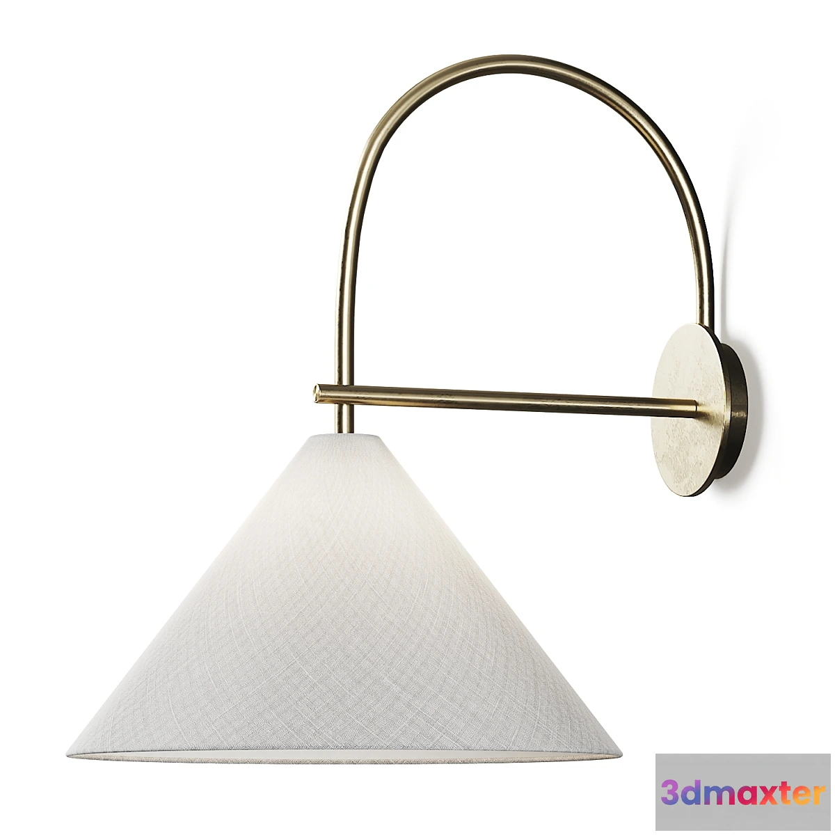 1434838 - Heathfield & Co Arlo Wall Lamp 3D Max