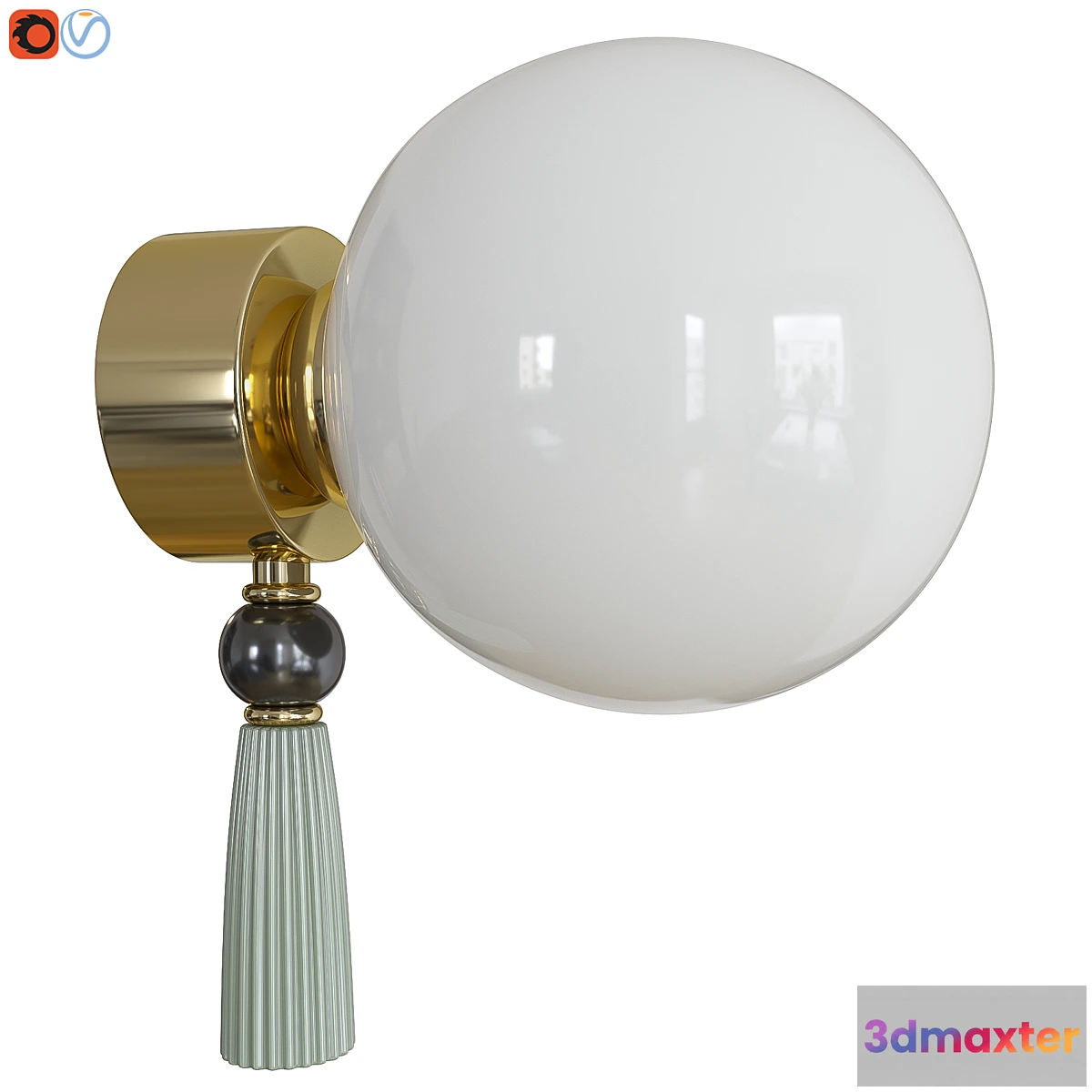 1435414 - Odeon Light Palle 5405_1W 3D Max