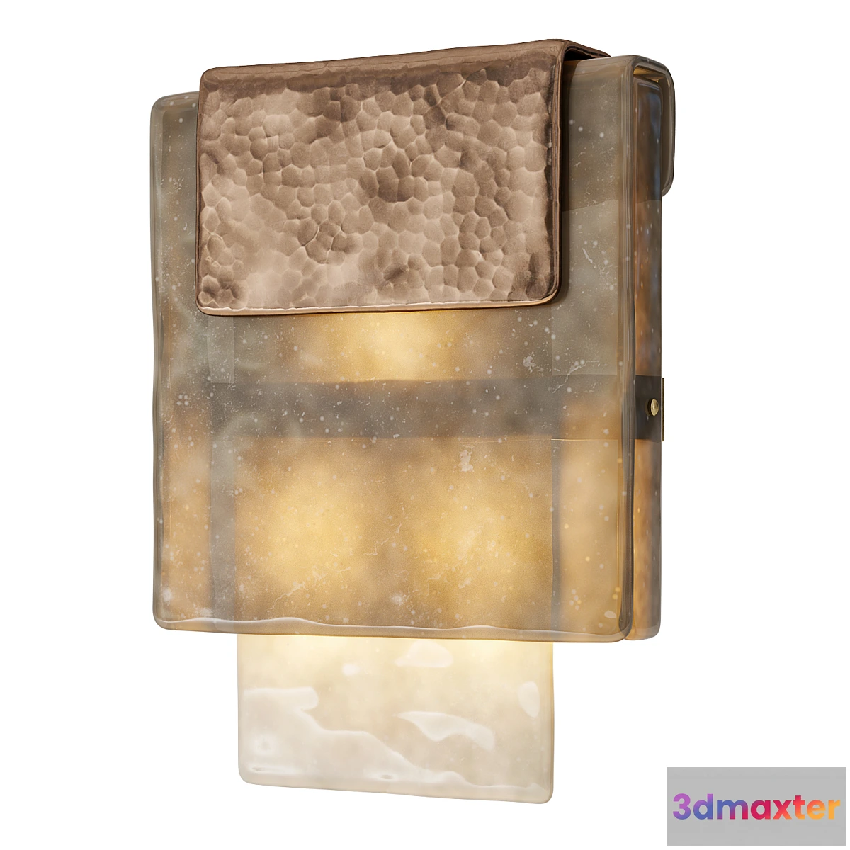 1436482 - Charles Burnand Hand Silvered Mini Placche Wall Sconce 3D Max