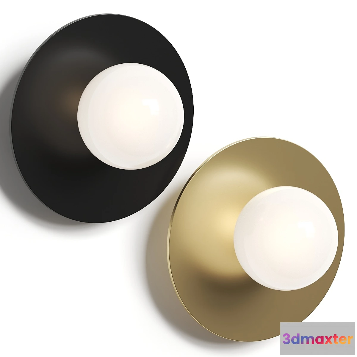 1436912 - Nodes Large Angled Sconce by Kelly Wearstler Wall Lamp 3D Max