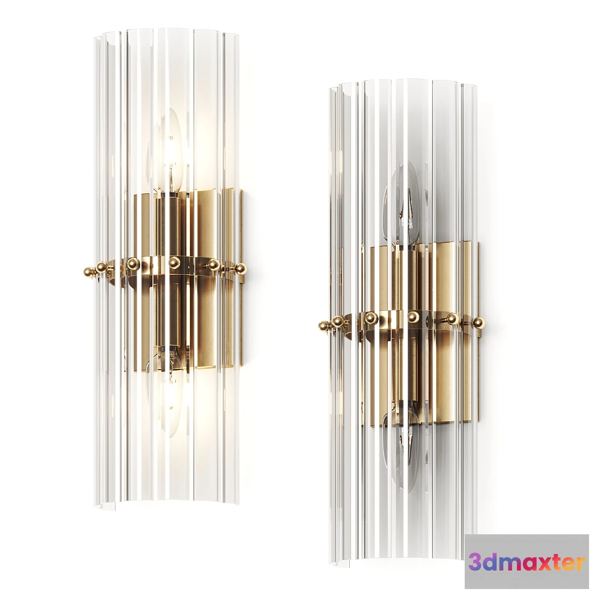 1438892 - Pottery Barn Mallory Wall Lamp 3D Max