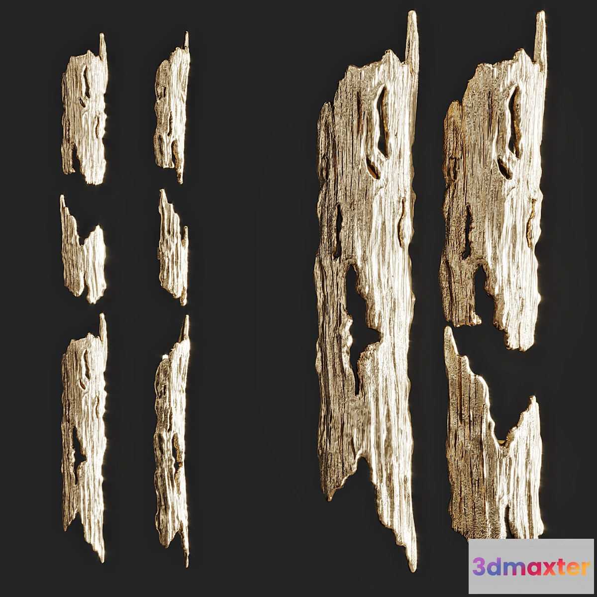 1439066 - Bark wall light Wood Vetvi Store 3D Max