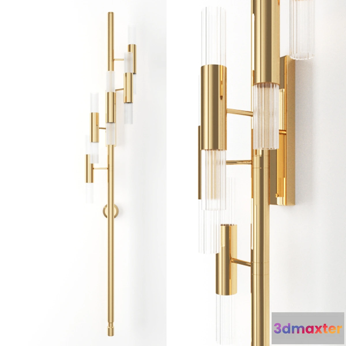 1439190 - luxxu waterfall torch wall 3D Max