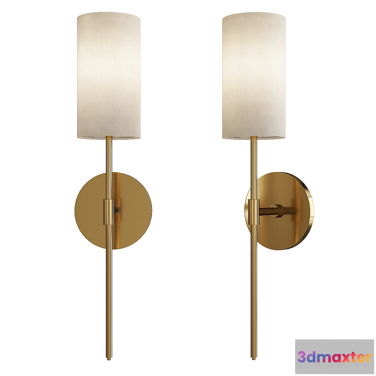 1441150 - Olivia linen wall sconce 3D Max