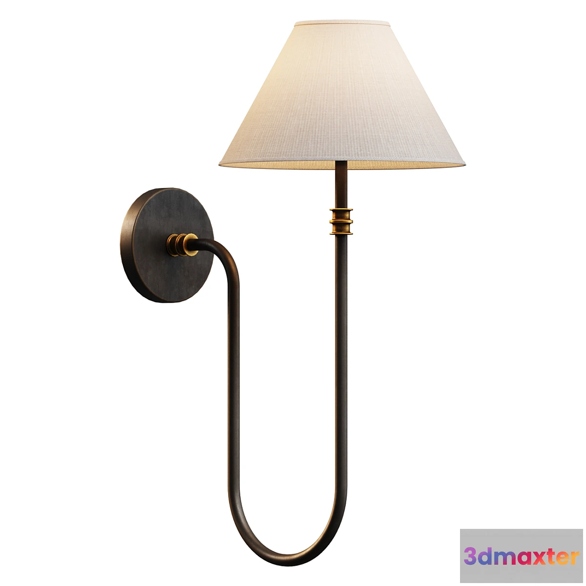 1441414 - Collins Sconce 3D Max