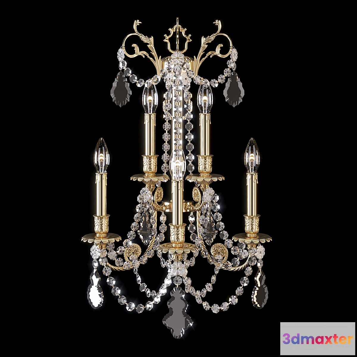 1441724 - Badari Classica Wall Sconce A8-784_5 3D Max