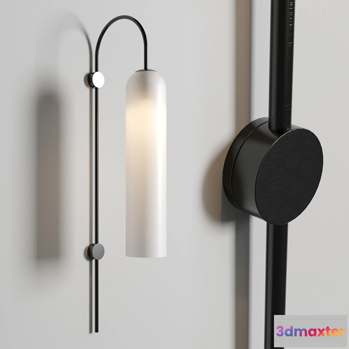 1442288 - float wall sconce light 3D Max