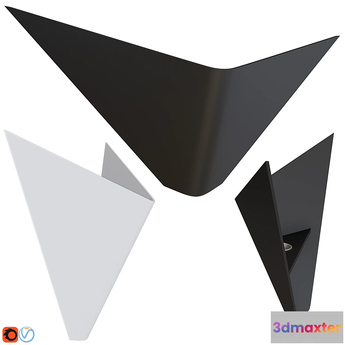 1442292 - Ginebra wall lamp 3D Max