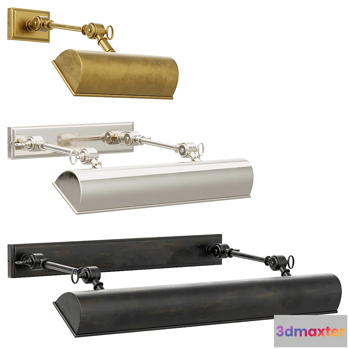 1442486 - Ralph Lauren - Anette 9 16 24 inch Picture Light 3D Max