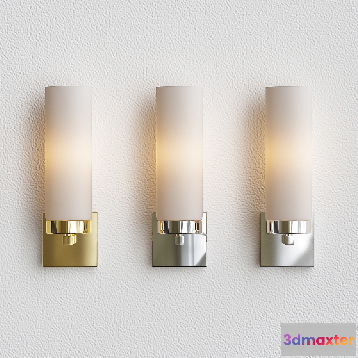 1442998 - Restoration hardware sconces 3D Max