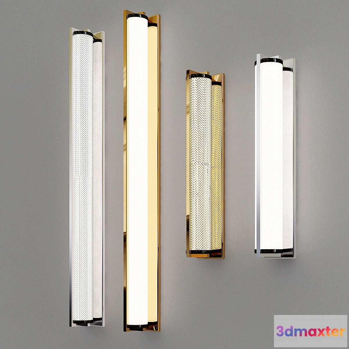 1443028 - Metropolis Wall Sconce 3D Max