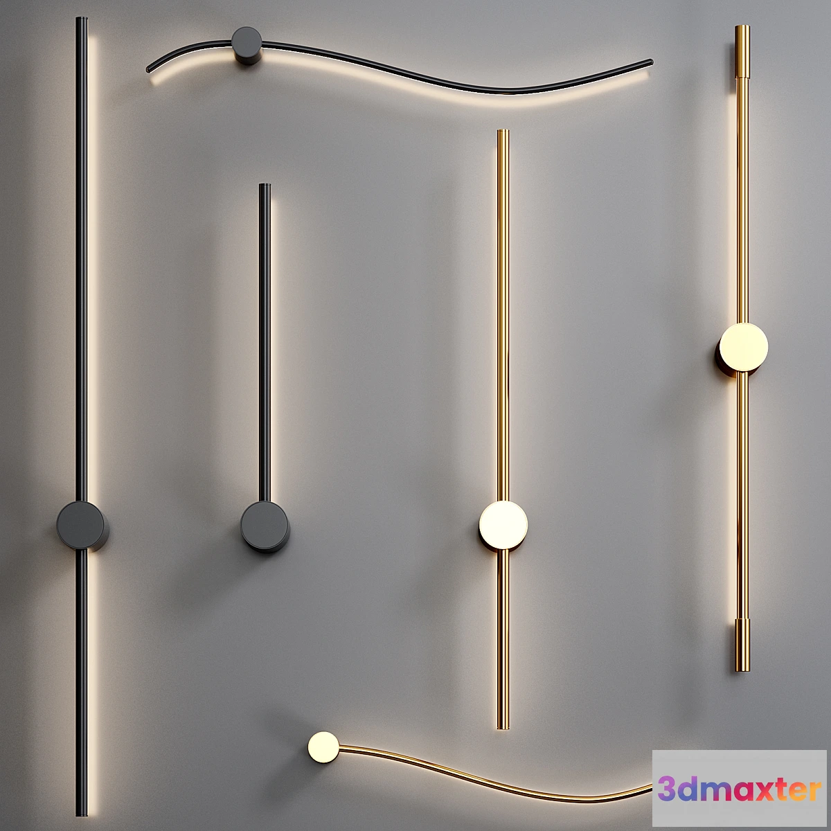 1443164 - REIDI Wall Lite Set By Lampatron 3D Max