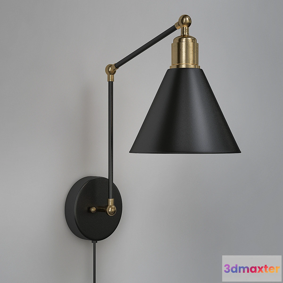 1447220 - Wall mounted IKEA lamps 3D Max