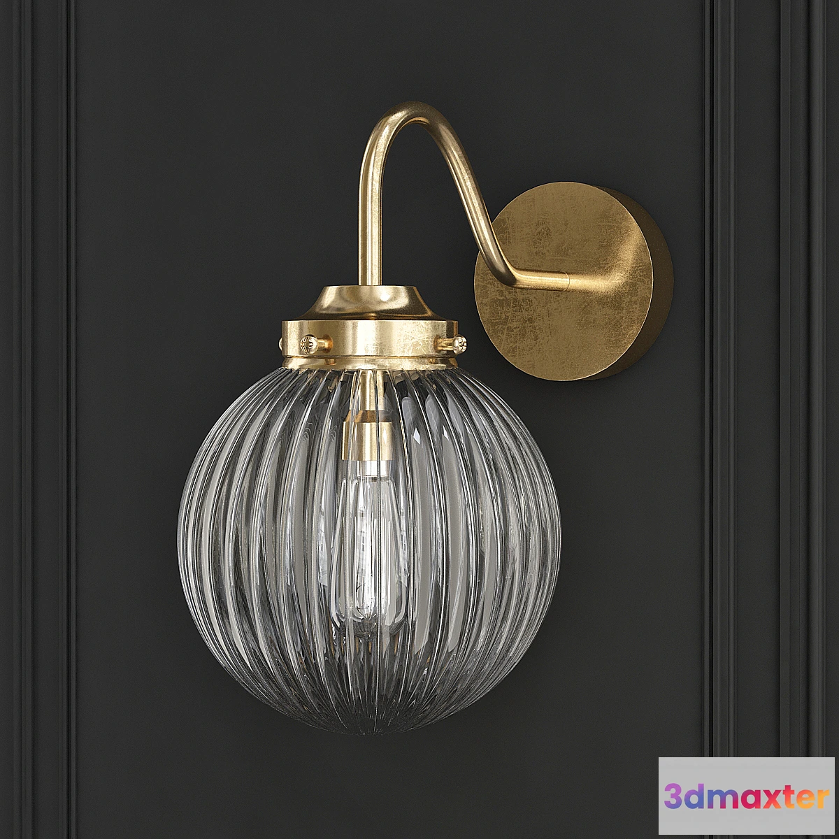 1449698 - Wall Sconces - Two Kings 3D Max