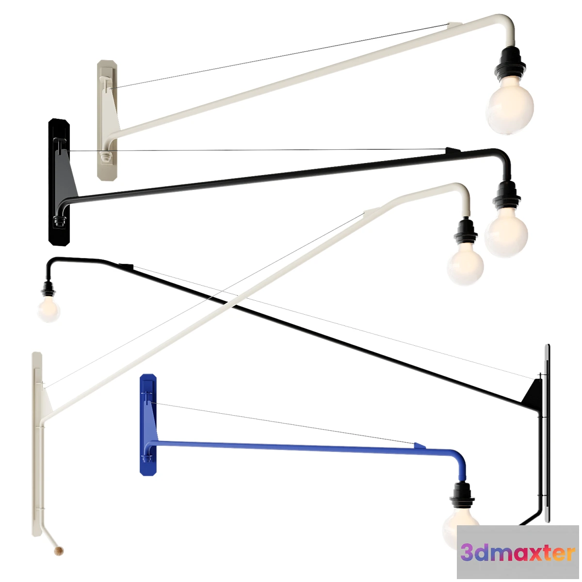 1453038 - VITRA POTENCE & PETITE POTENCE 3D Max