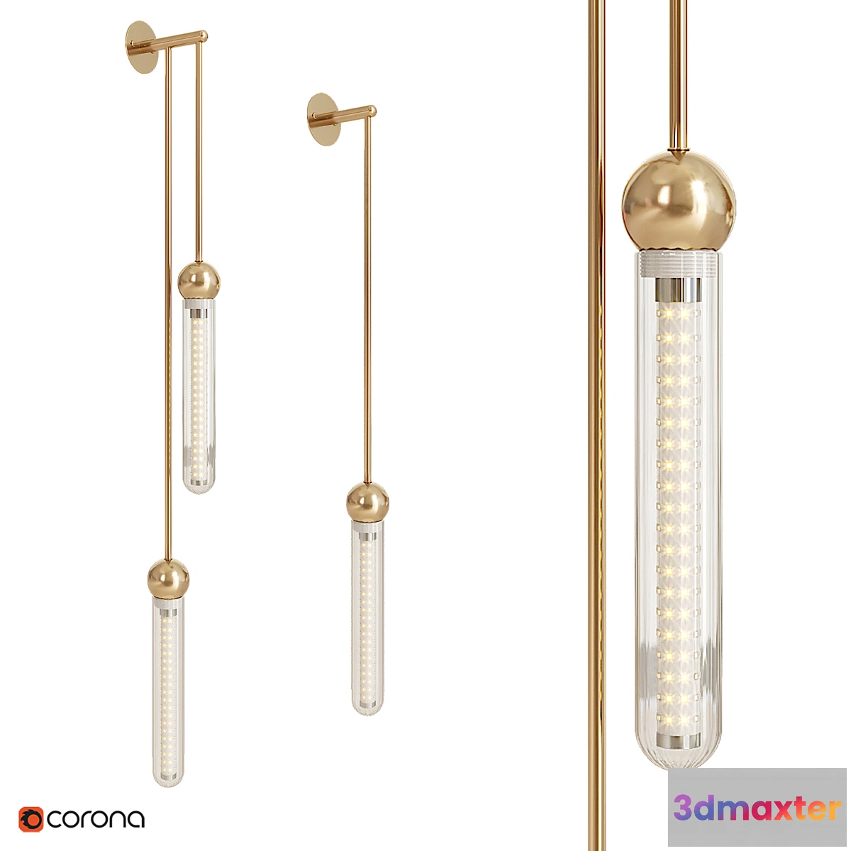 1453834 - Sconce REMBERT 3D Max