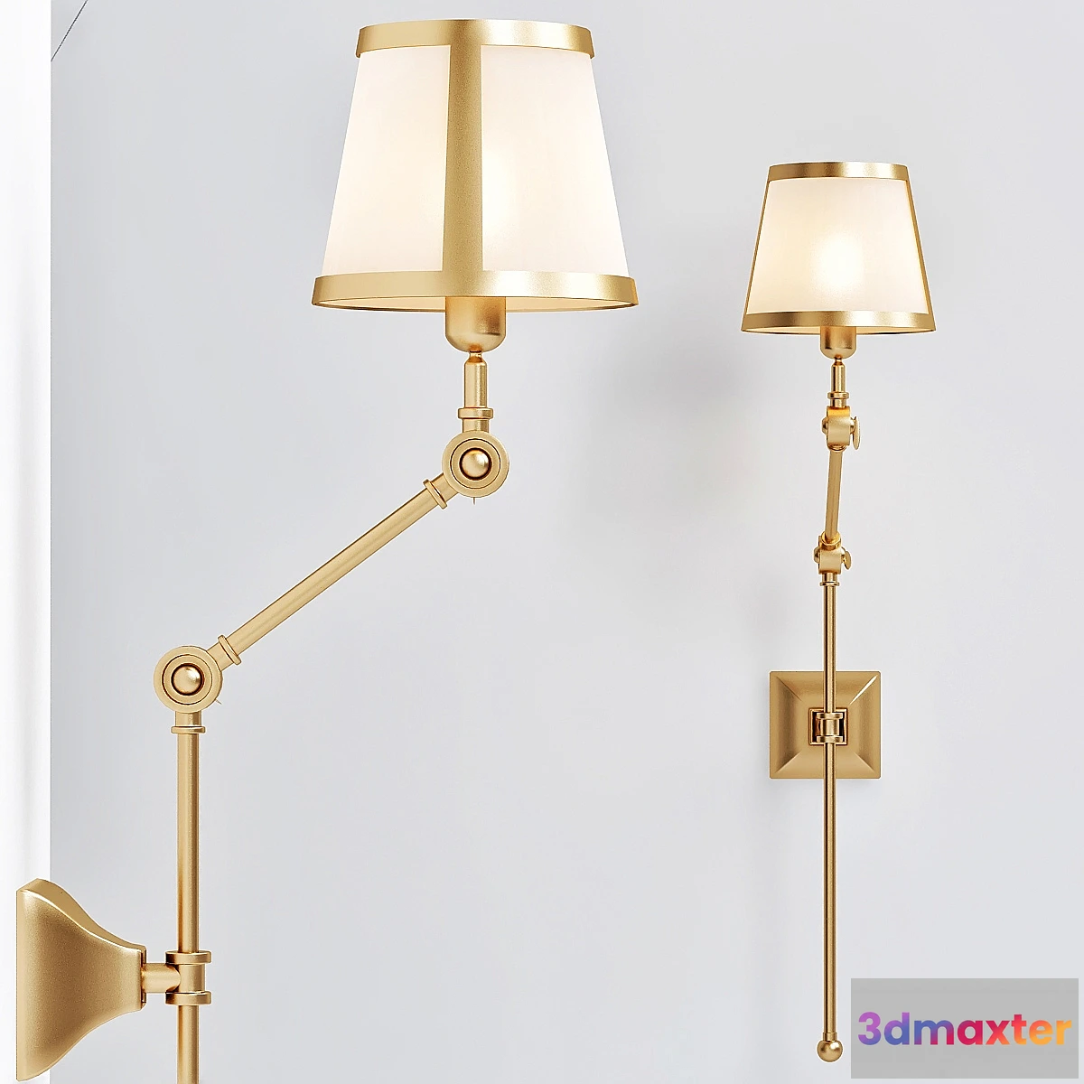 1454250 - Wall Lamp Brunswick Eichholtz 3D Max