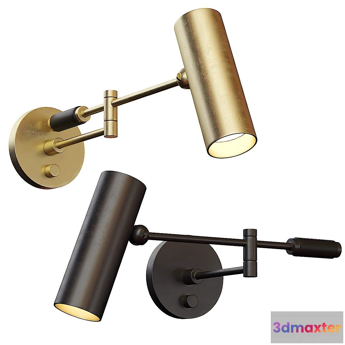 1454866 - Apparatus Studio Swing Arm Sconce 3D Max