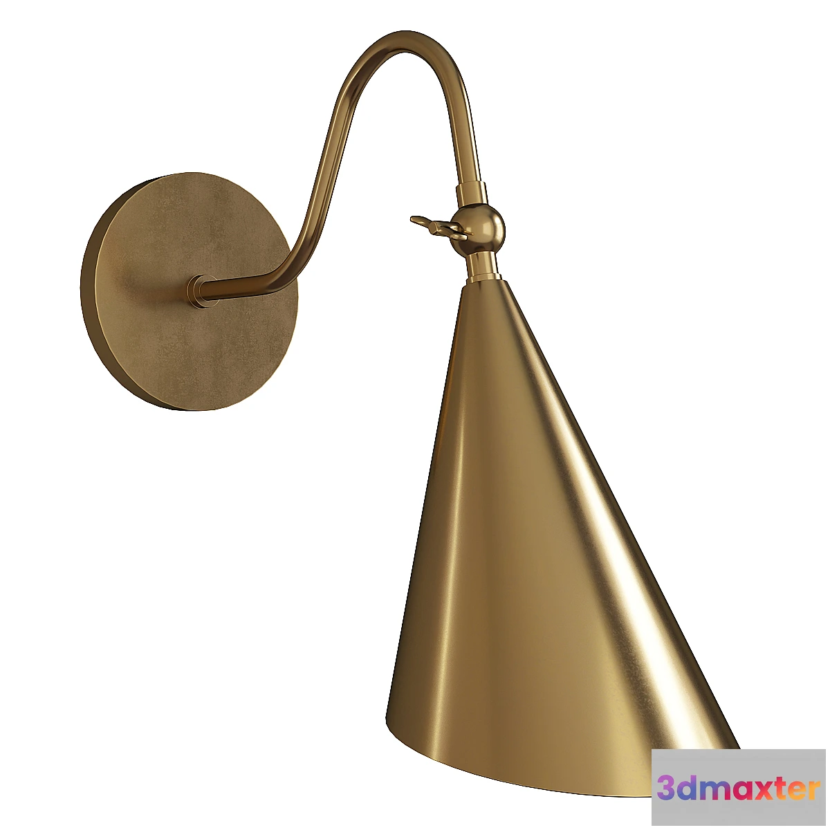 1455656 - Lupe wall sconce 3D Max