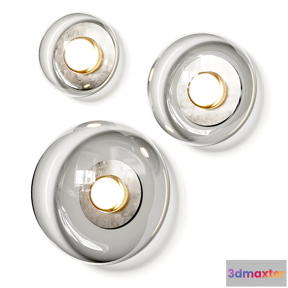 1456328 - Bomma Dew Drops Wall Lamps 3D Max