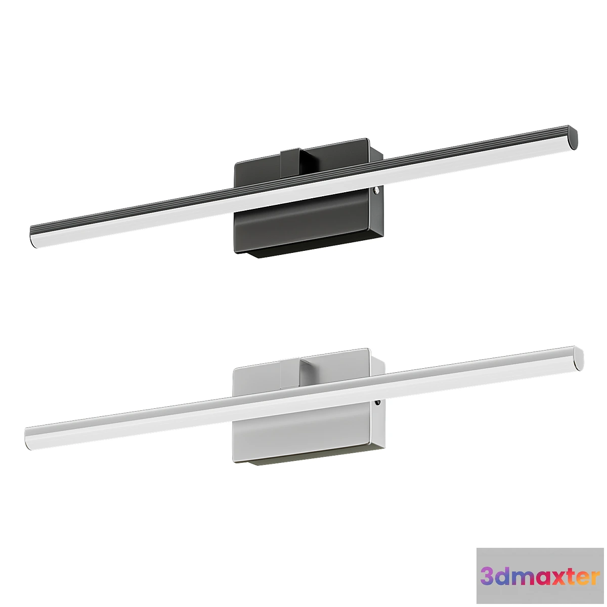 1457758 - Black and White Linear Vanity Light 3D Max