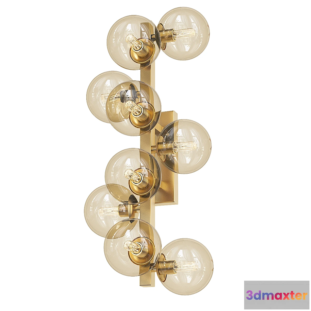 1458072 - Berries Chandelier Amber 9 3D Max