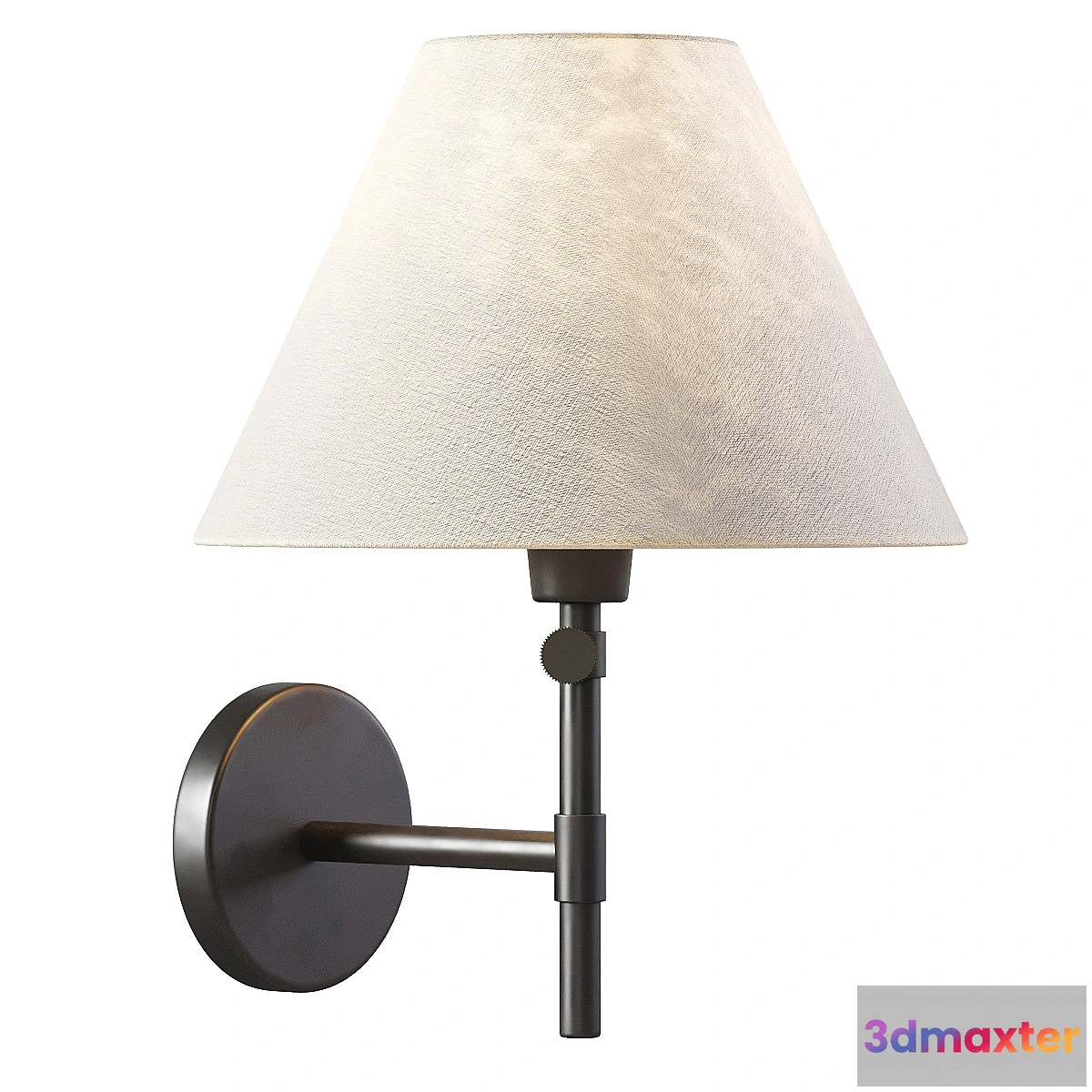 1459834 - LAMPE-APPLIQUE MURALE ABAT-JOUR LIN 3D Max