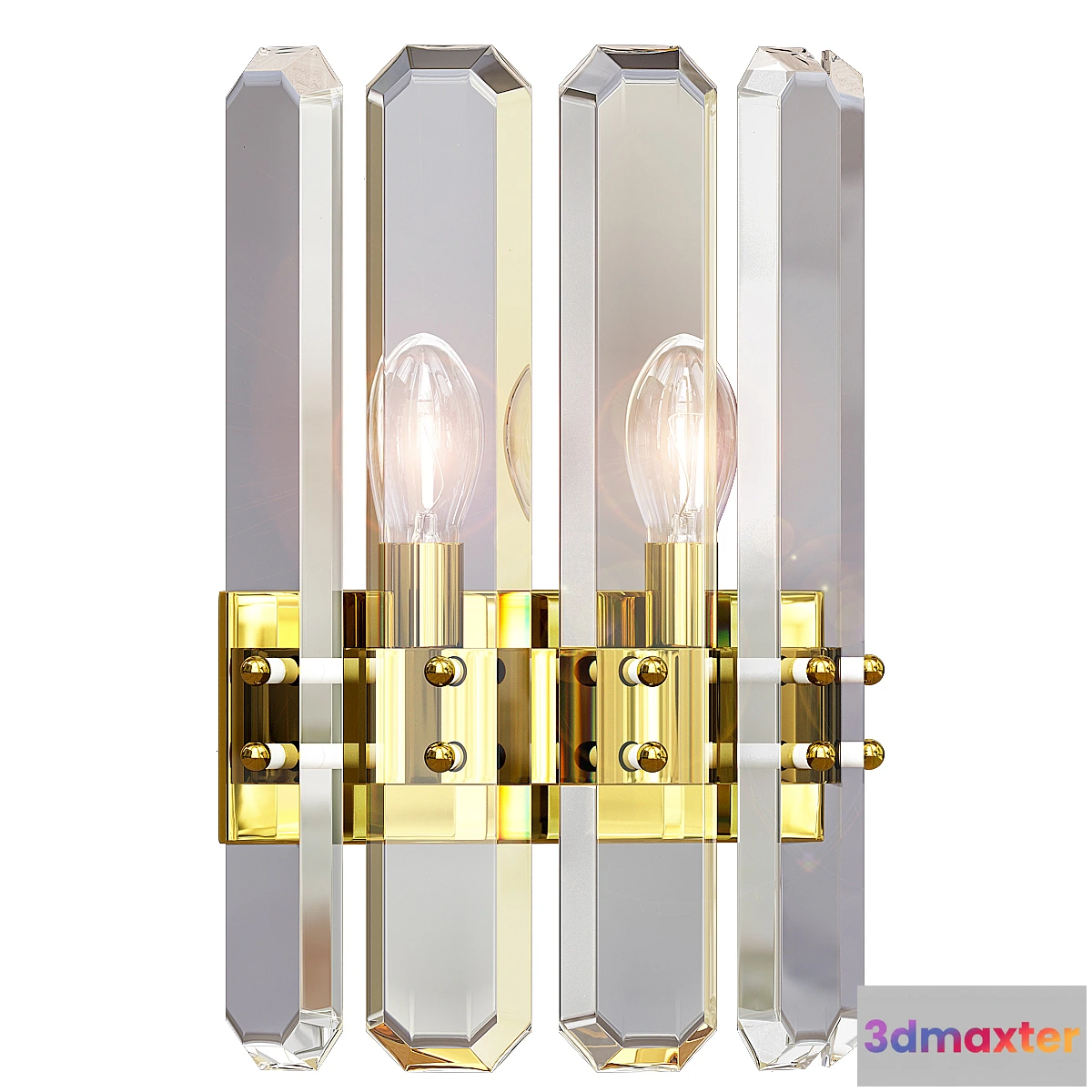 1461038 - Modern crystal wall lamp bedroom 3D Max