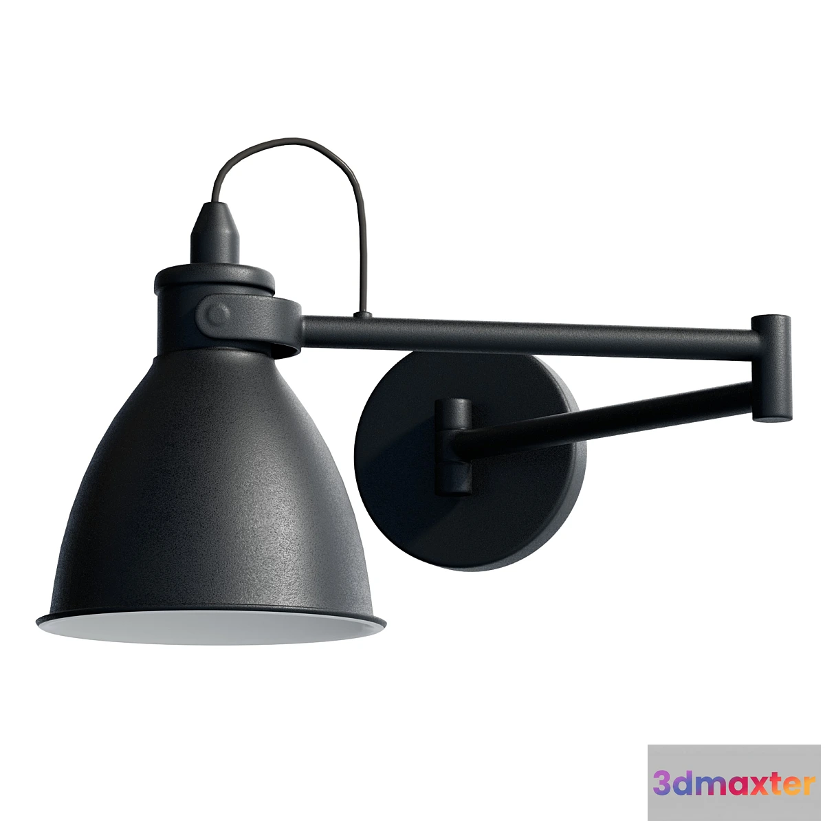 1461660 - Eglo San Dome Wall Light Black 3D Max