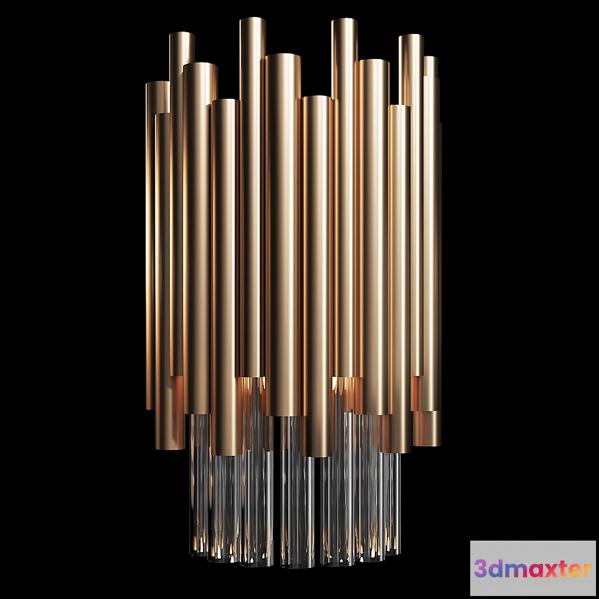 1465672 - Wall lamp MAYTONI Coliseo MOD135WL-01BS 3D Max