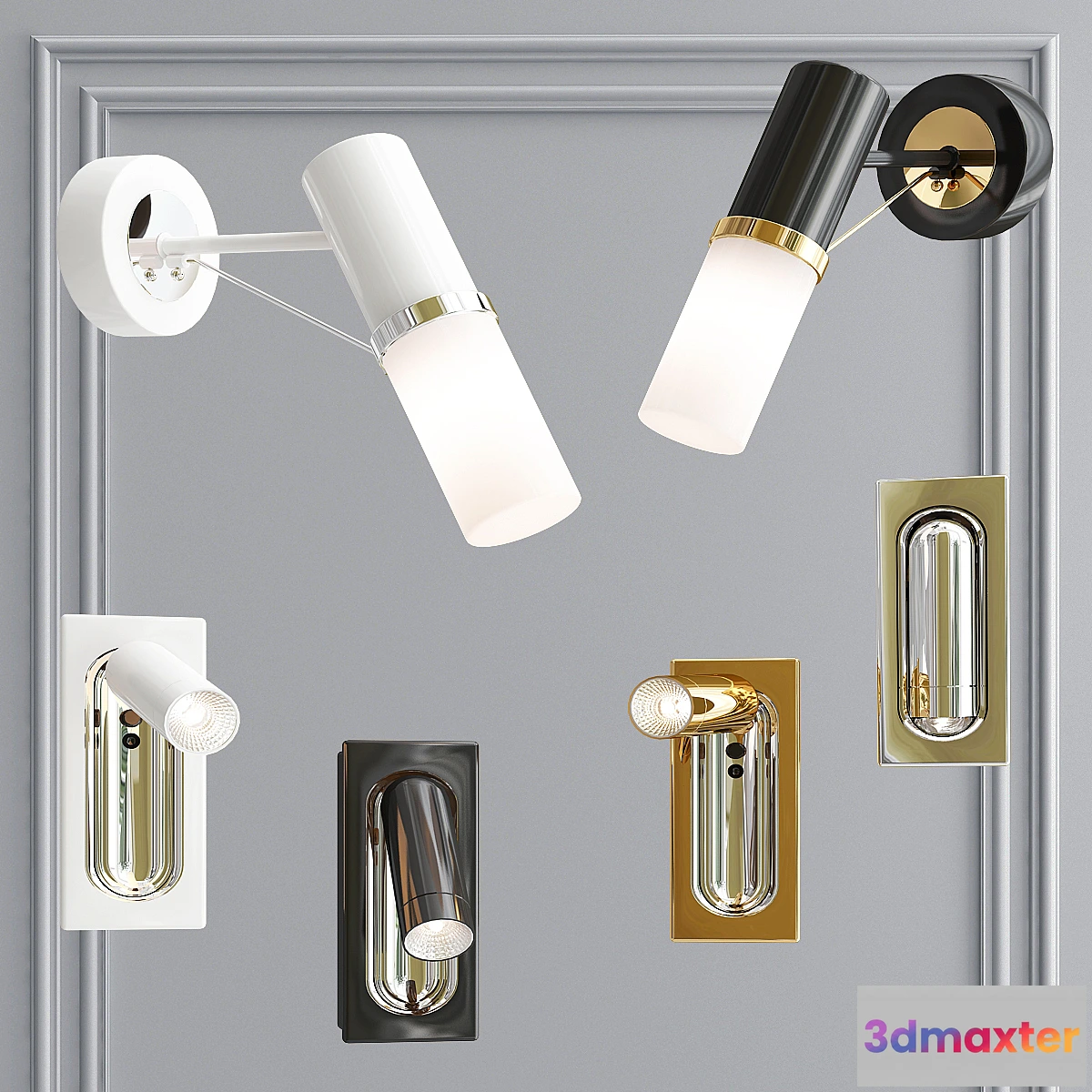 1466274 - F-Promo Viator and Ledtube Wall Collection 3D Max