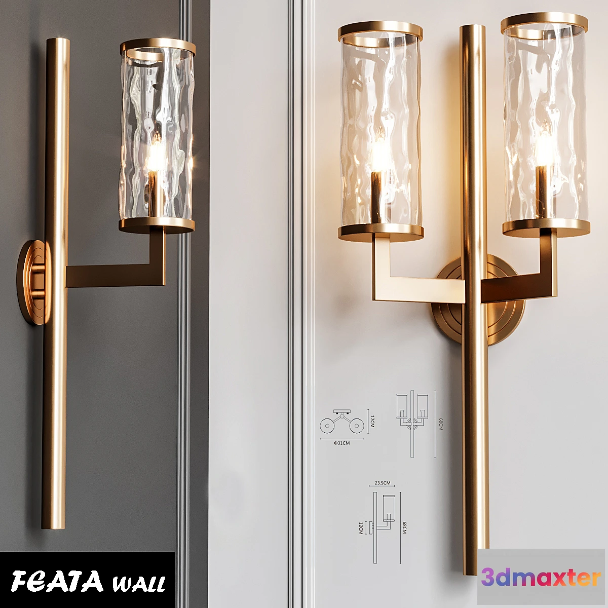 1466506 - feata wall 3D Max