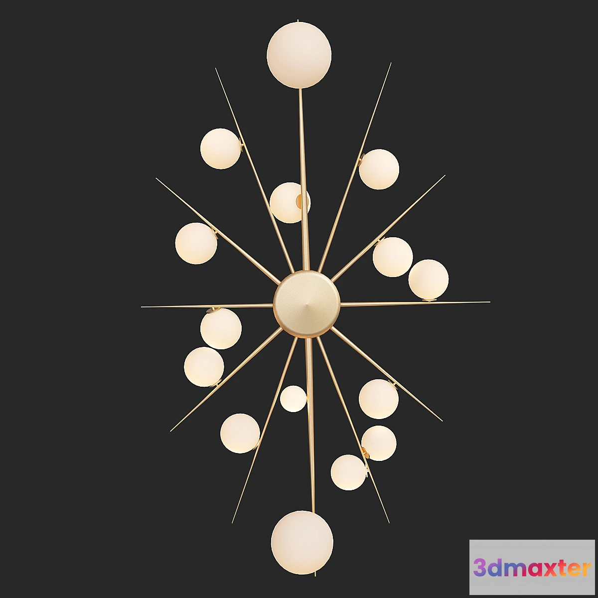 1466516 - Cb Flush Mount - Seventeen Lighting 3D Max